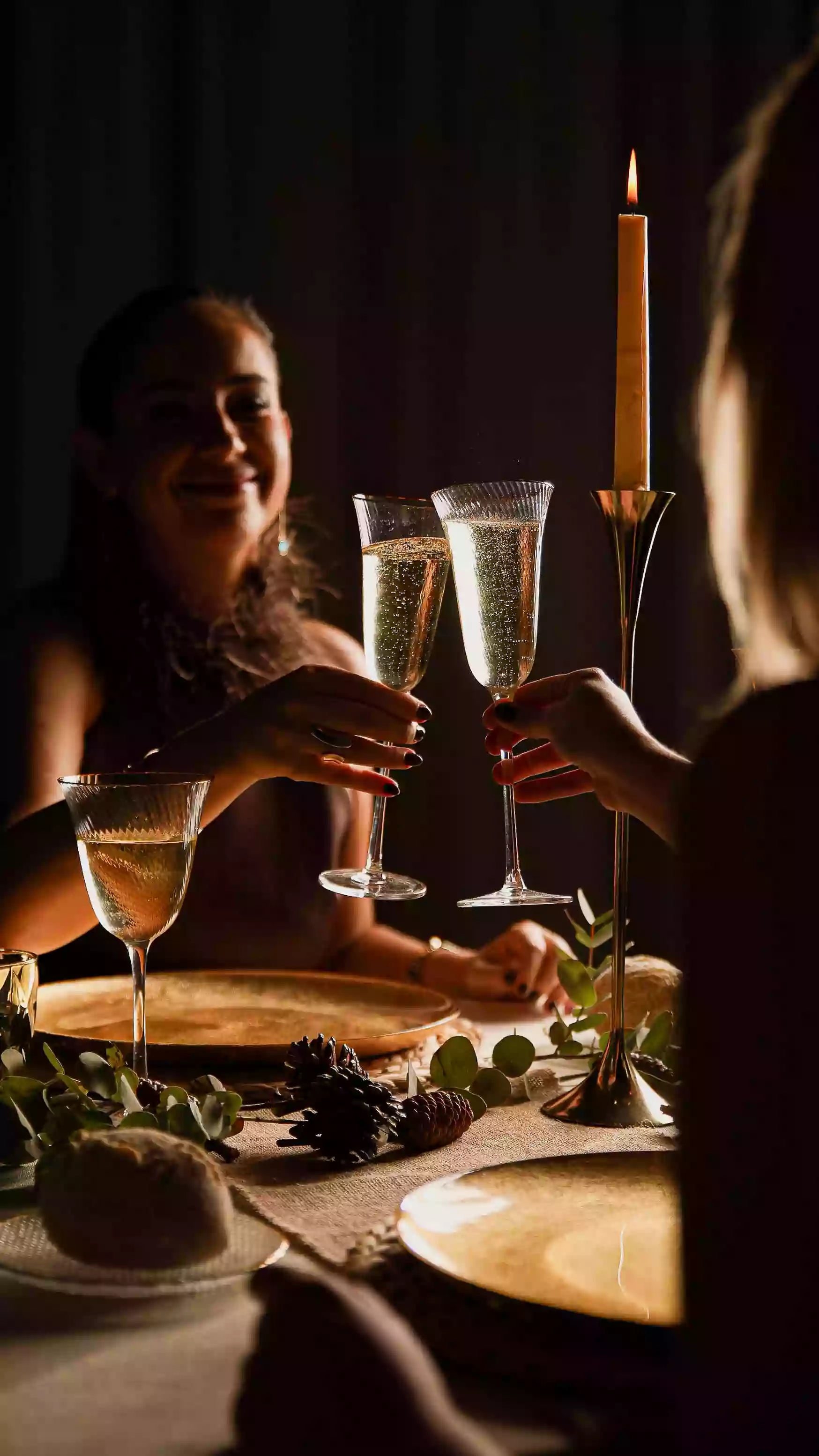 brindis champagne Higuerón