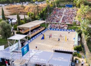 Finales de Jornada de Campeonato España Voley Playa 2025 en Higuerón Resort.